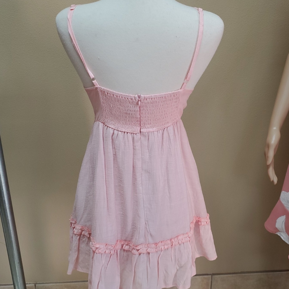 New Fuzeely Pink Mini Dress - Picture 4 of 5